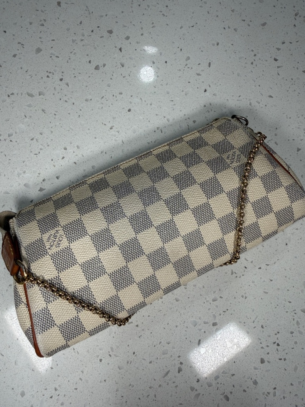 Louis Vuitton Damier Azur Eva Clutch Handbag - Picture 5 of 8